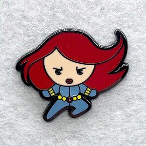 🔮 5/$25‎ Disney Marvel Kawaii Art Black Widow Pin